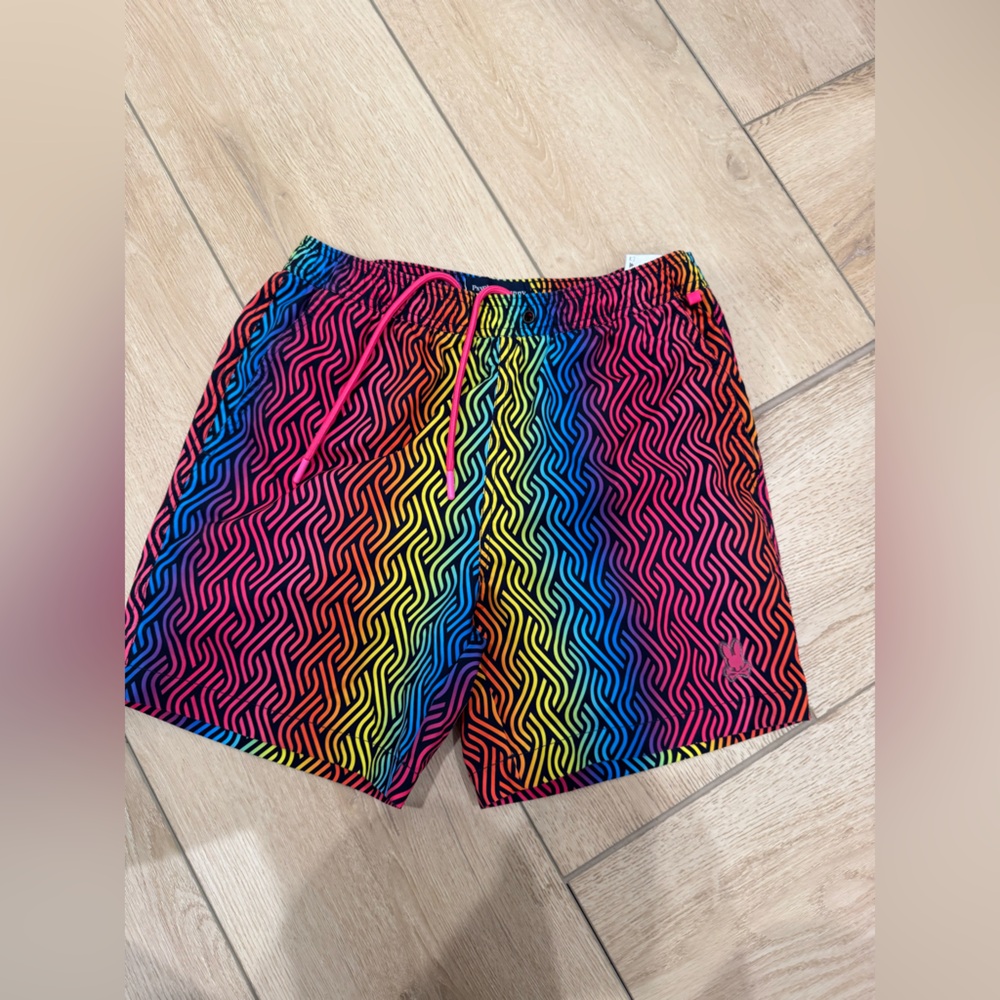 Psycho Bunny Multicolor Wave Swim Trunks - Size XS
EUC - PFSF home